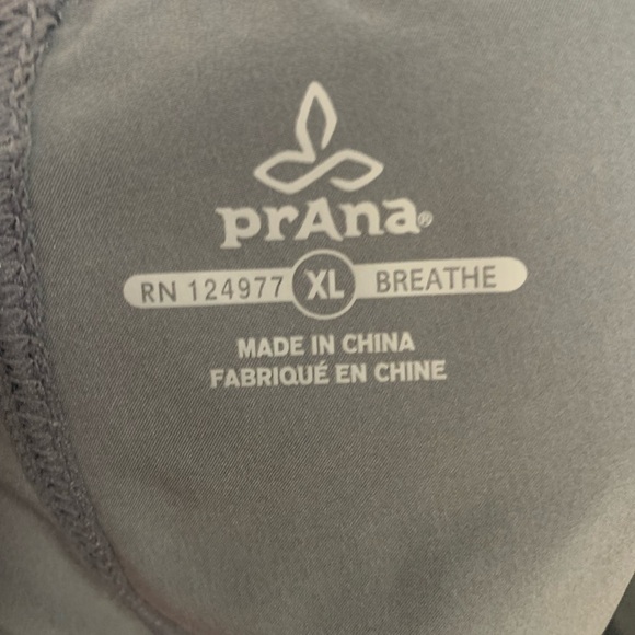 Men’s grey PrAna Breathe shorts lightweight quick-drying and breathable size XL - Picture 4 of 6